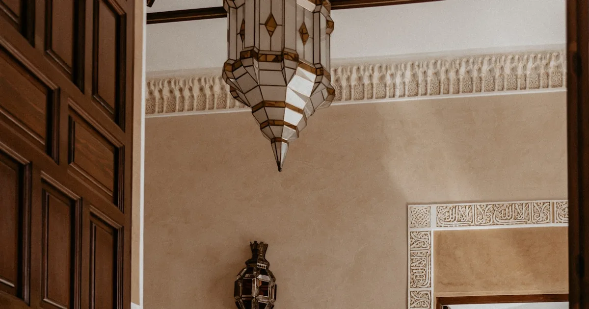 Mediterranean casa interior with terracotta and natural materials