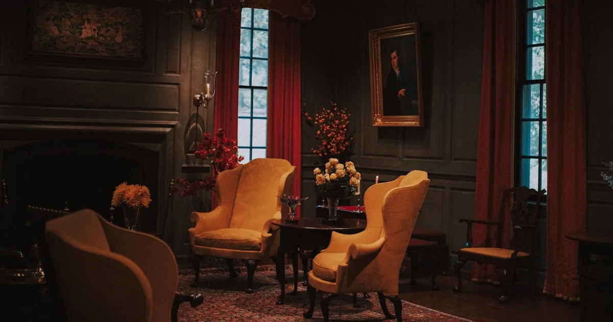 Classic home interior with timeless furniture and balanced proportions