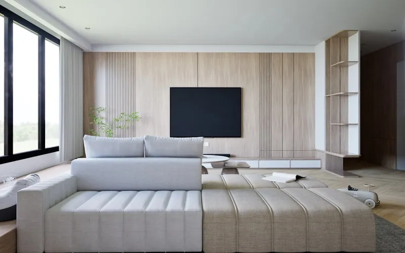 Interior showcasing different design style elements for style discovery