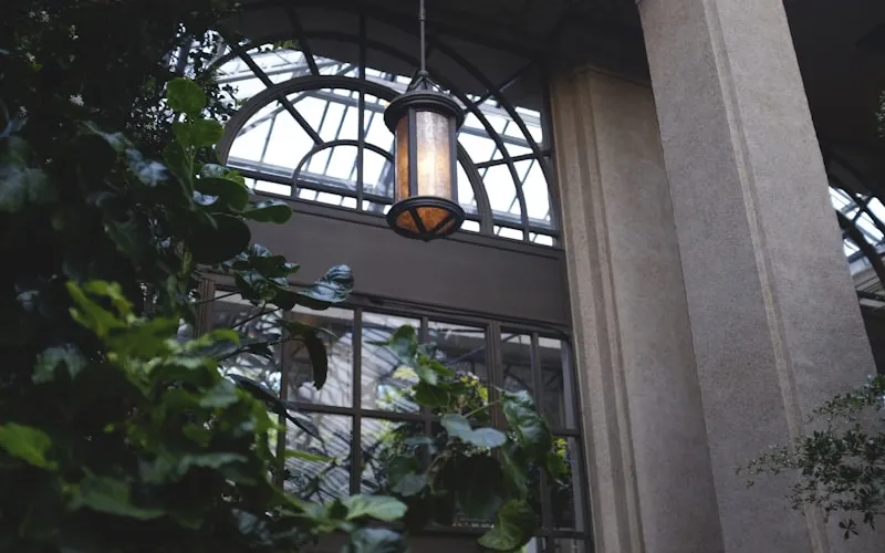 Classic chandelier paired with modern furnishings in an elegant interior
